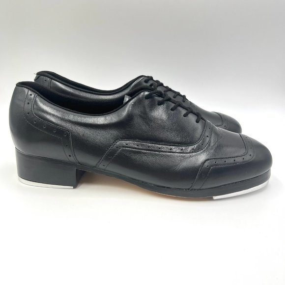 Bloch Mens S0313M Jason Samuels Smith Black Leather Dance Tap Shoes Size 10.5M
